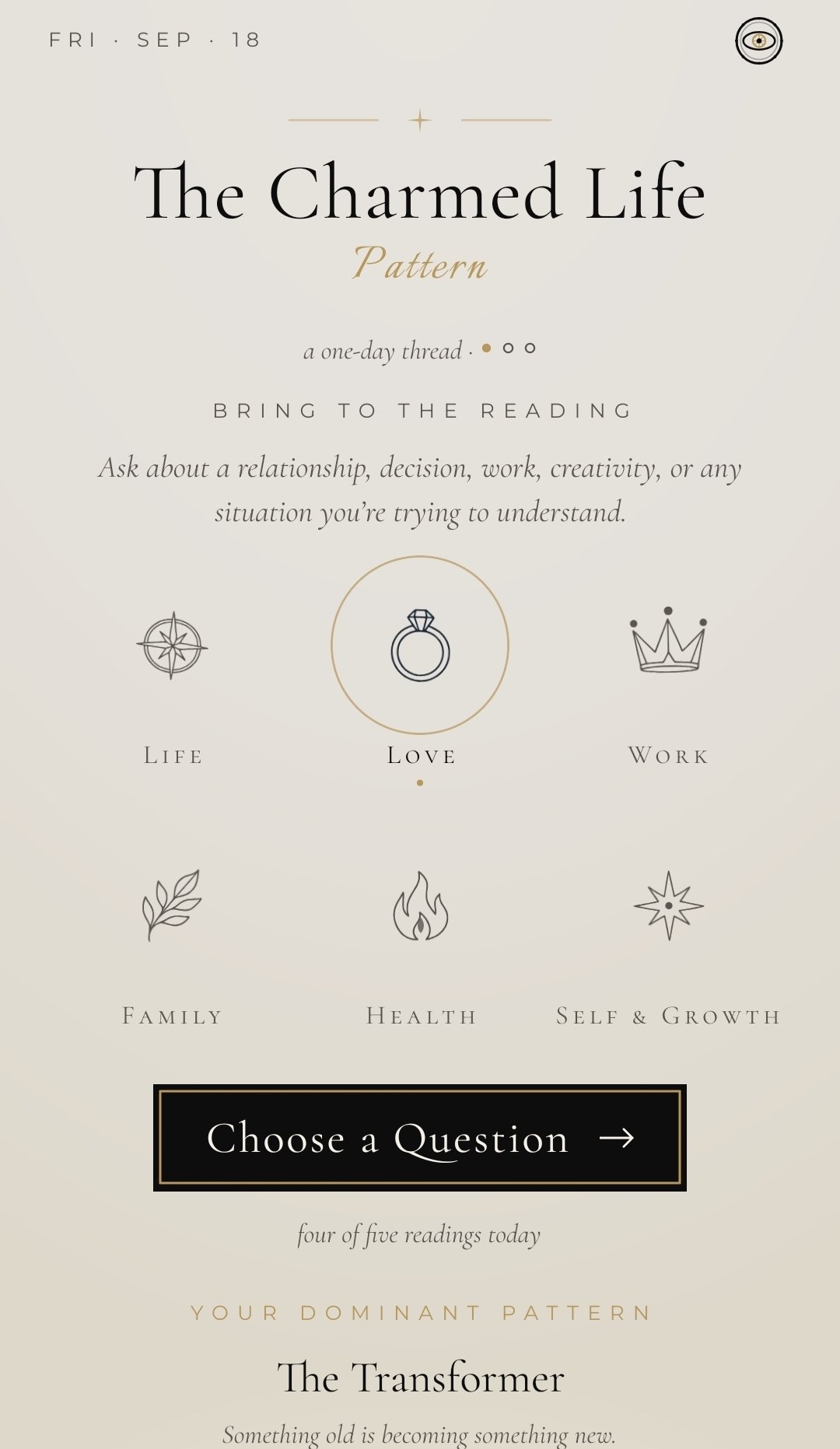 The Charmed Life Pattern app