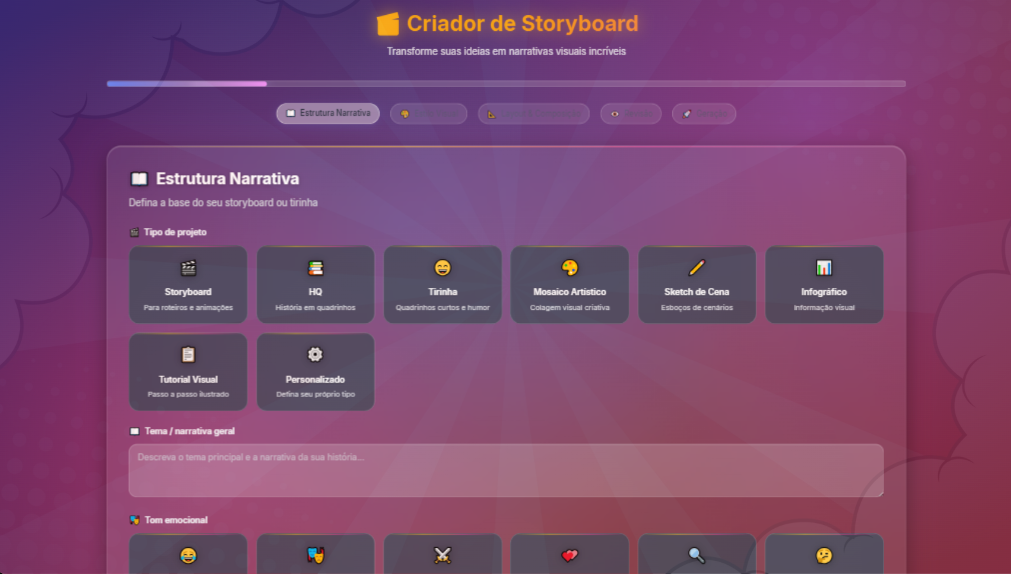 Criador de Storyboard