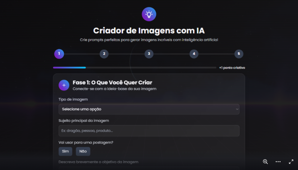 Criador de Imagens