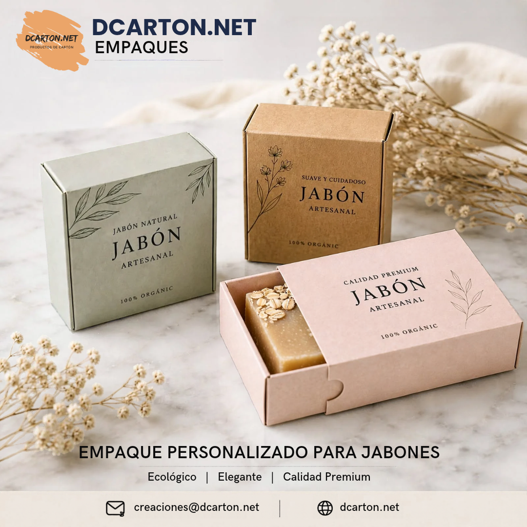 Empaques personalizados para jabones