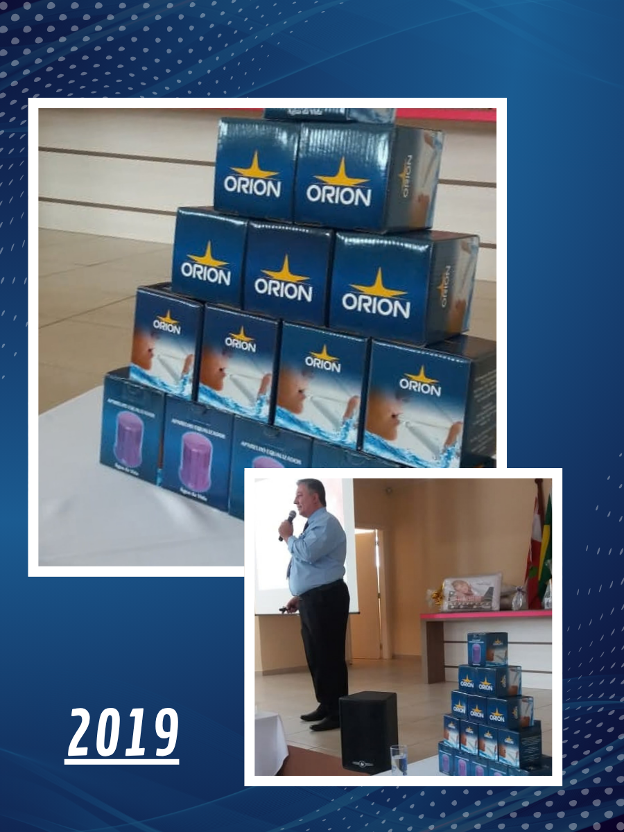 Demonstração de produtos em evento