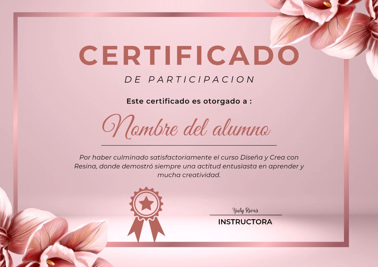 Certificado de Participación
