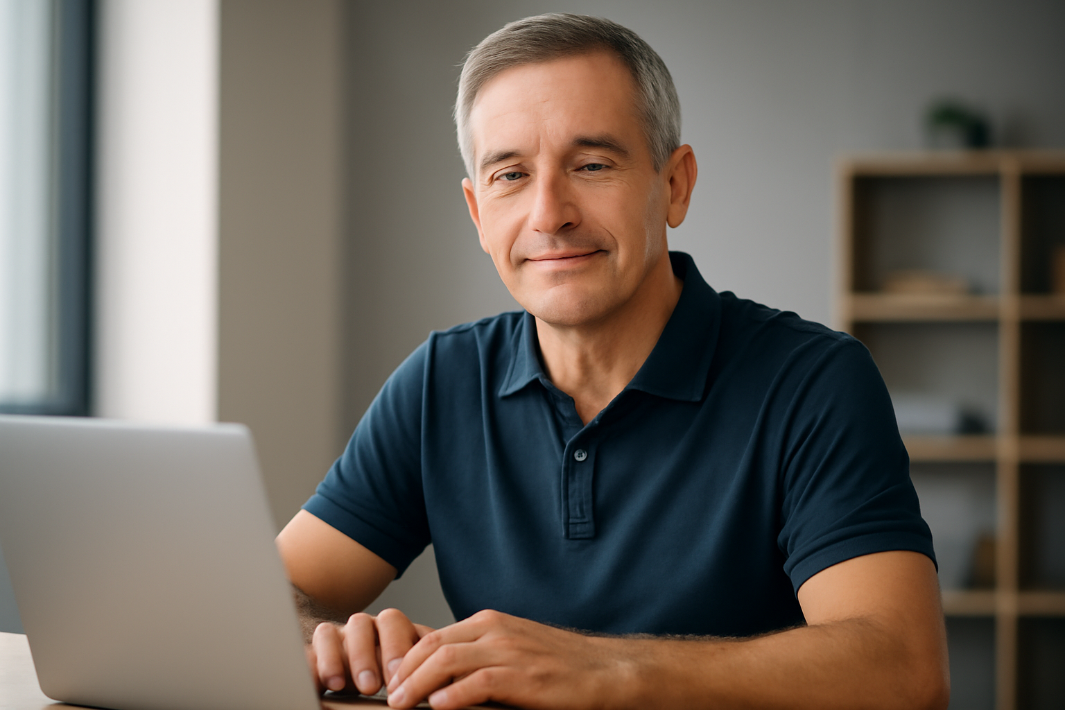 Adulto se atualizando para o mercado de trabalho