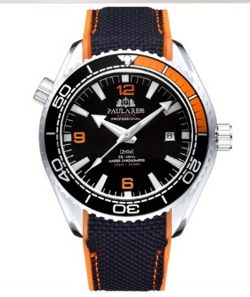 PAULA REIS ORANGE BLACK (homenagem OM3G4 SEAMASTER PLANET OCEAN)