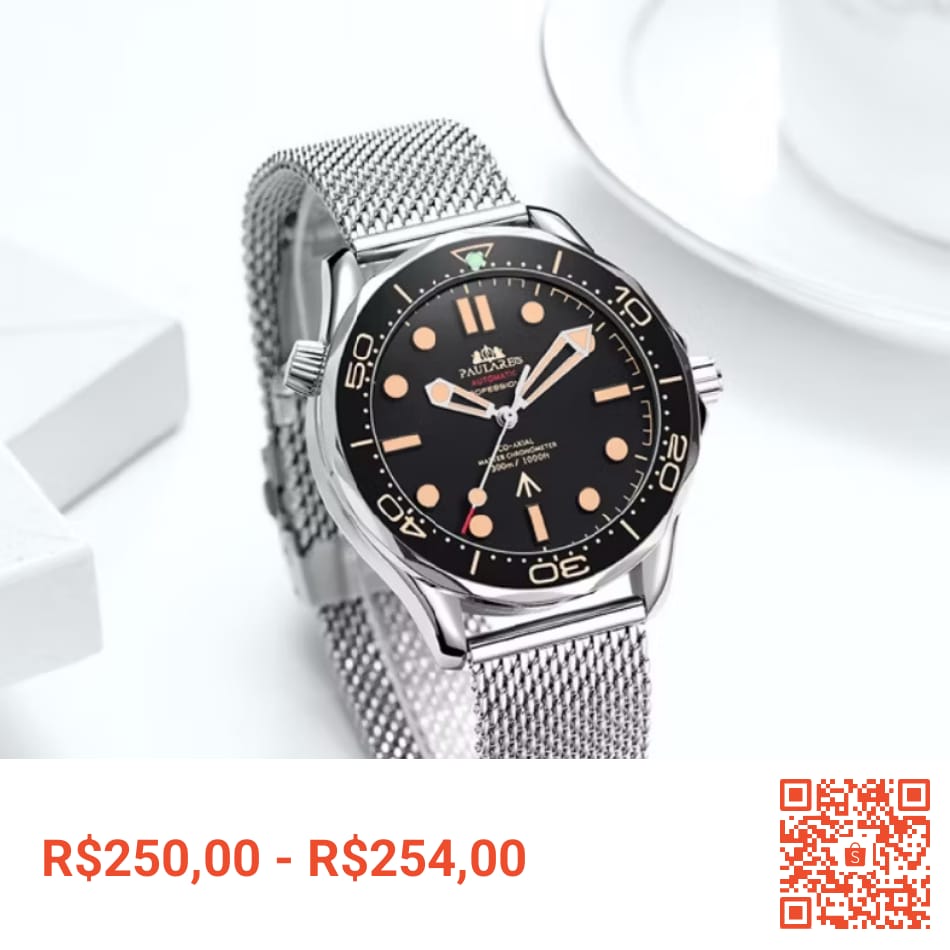 PAULA REIS BOND STEEL (homenagem OM3G4 SEAMASTER D1VER 007)