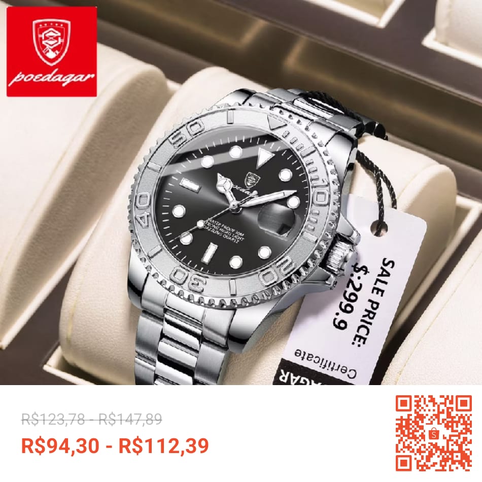 Poedagar Ouro Rosa Preto (Homenagem ao Rolex YATCH MASTER)