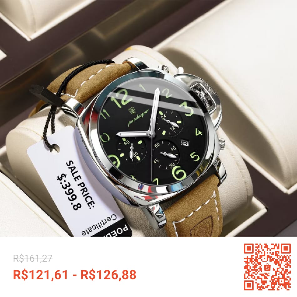 POEDAGAR Luminosa (Homenagem Panerai Luminor)