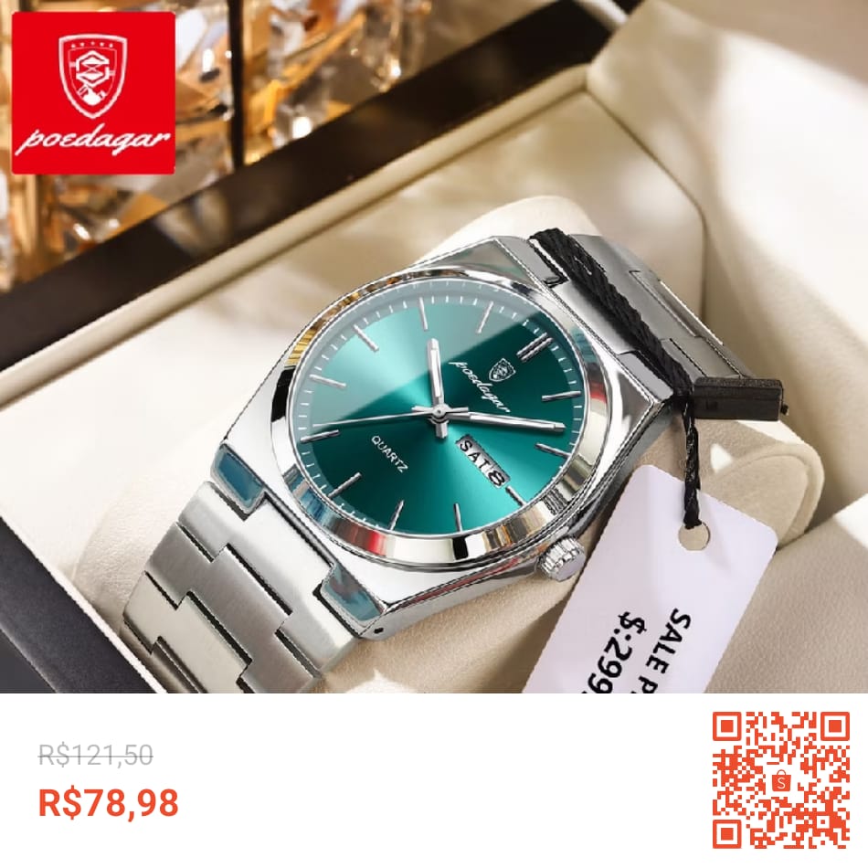 POEDAGAR SUÍÇO (OM3GA GENEVE 1972 TIFFANY)