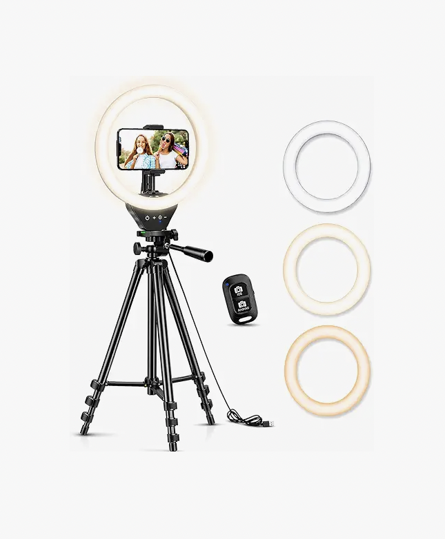 Sensyne Ring Light with 50" Phone Tripod — Look Your Best