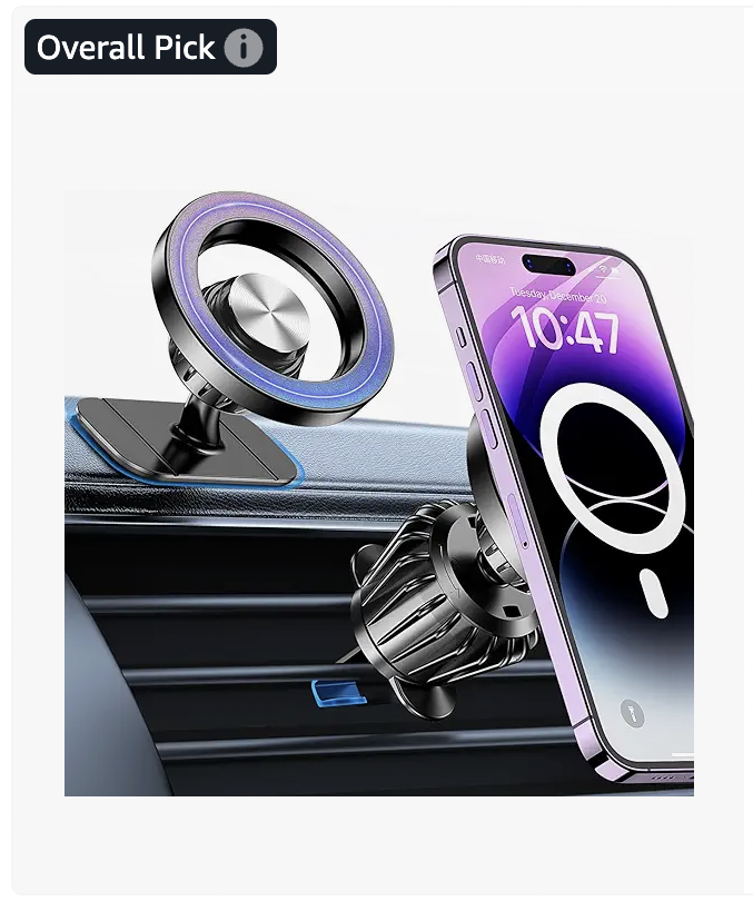 Kaistyle for Magsafe Car Mount【Strong Magnets】Magnetic Phone Holder