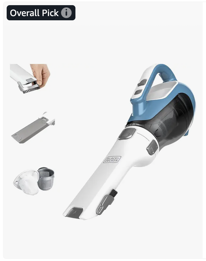 BLACK+DECKER dustbuster AdvancedClean Handheld Vacuum Cordless