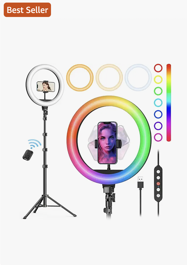 Weilisi 10" Ring Light with 72" Stand — Look Your Best