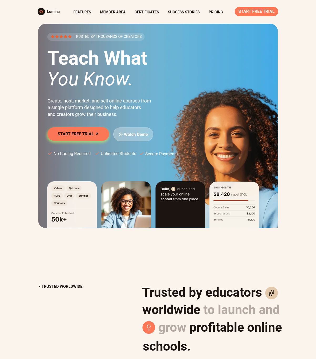 Website template built with Builderall