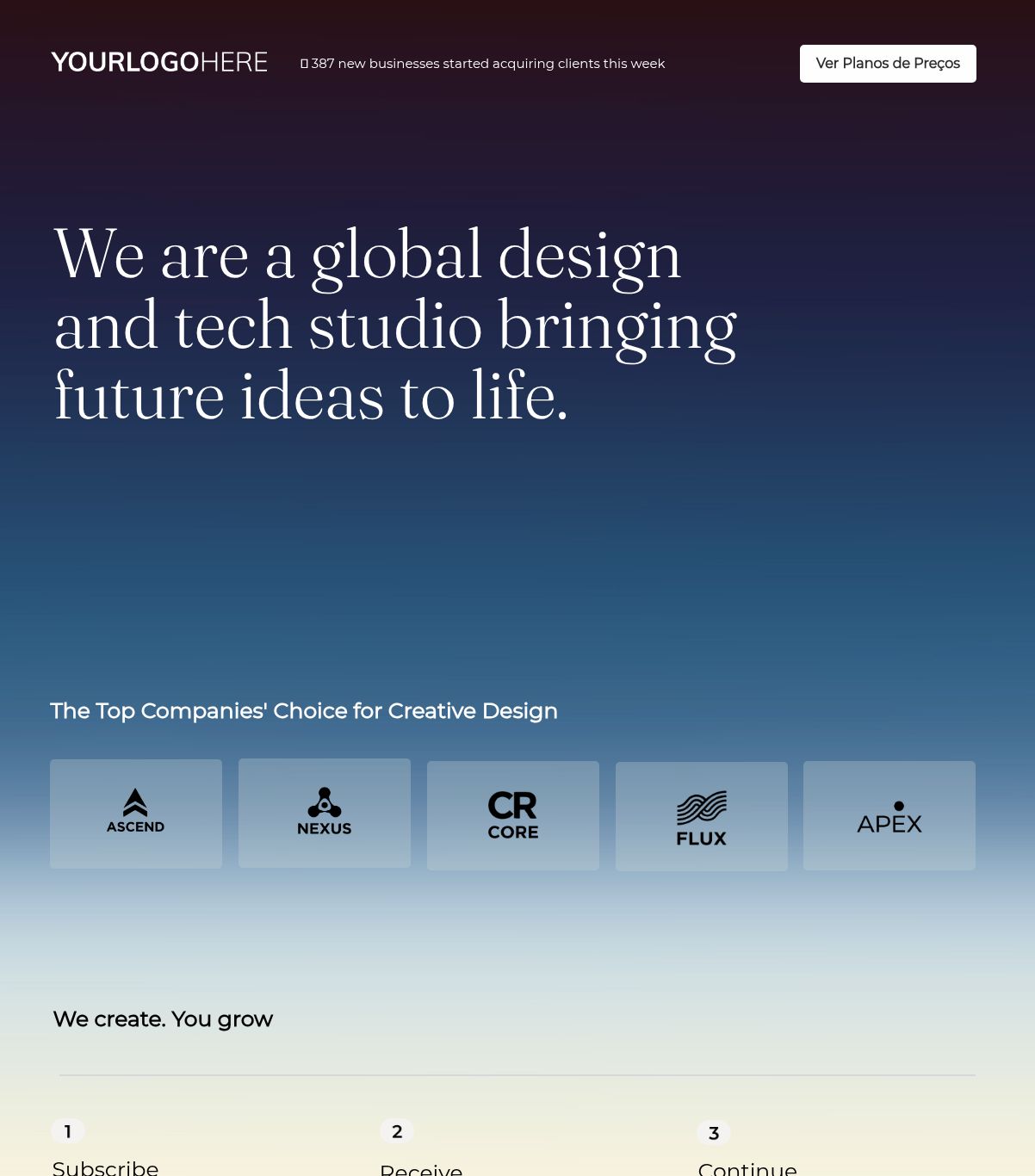 Website template built with Builderall