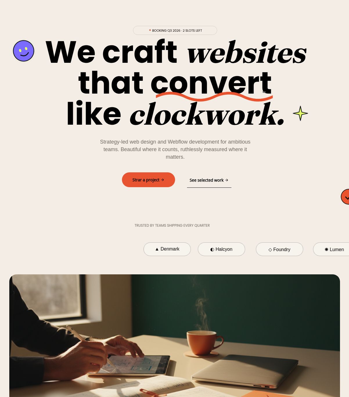 Website template built with Builderall