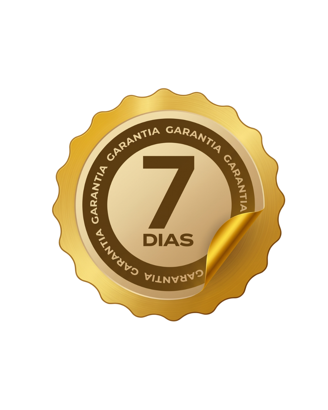 Selo de garantia de 7 dias